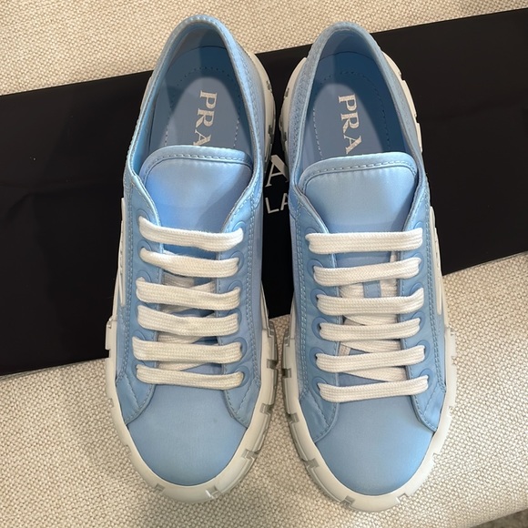 Prada Double Wheel Nylon Gabardine Women’s Sneakers - Picture 5 of 5